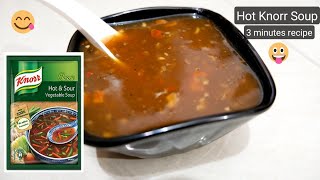 KNORR SOUP || JUST 3 MINUTES RECIPE # सूप # नाश्ता