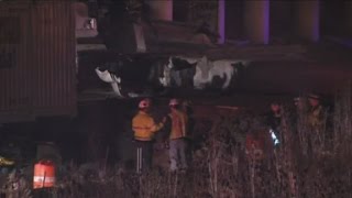 Overpass collapse kills construction worker in Cincinnati
