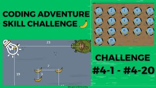 CODE MONKEY: SKILL MODE🍌: PART 1: FUNDAMENTALS - CHALLENGE #4-1 - #4-20 (VARIABLE VALLEY)