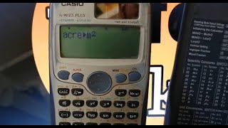 how to convert acre to square meter in casio fx991es plus