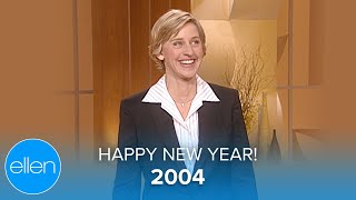 Ellen Celebrates the New Year in 2004!