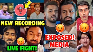 SECRET CALL RECORDING LEAKED! Adnaan 07 Vs Ajaz Khan LIVE FIGHT | Elvish Yadav Again Exposed Media