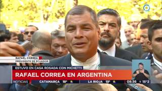TV Pública Noticias - Rafael Correa en la Argentina