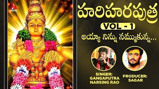 Ayyappa Swamy Devotional Songs | Ayya Ninnu Nammukunna Song | Gangaputra Narsing Rao | Amulya Audios