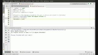 Python Temperature Converter
