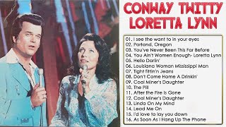 Conway Twitty and Loretta Lynn Greatest Hits Full Album 🎵 Conway Twitty, Loretta Lynn Best Songs