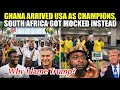 GHANA ARRIVED USA🇺🇸FOR THE WORLDCUP AS CHAMPIONS, SOUTHAFRICA GOT MOCKED INSTEAD 