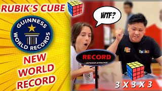 Fastest 3x3x3 Cube Solve EVER! - Guinness World Record