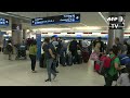 passengers wait at mia after us grounds boeing 737 max planes