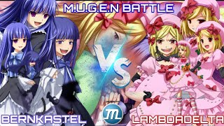 #mugen BERNKASTEL VS LAMBDADELTA MUGEN BATTLE|SUPAI NEKO