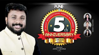 5TH ANNIVERSARY CELEBRATION | OASIS PRAYER TV |MALAYALAM-HINDI | PS. JOHN C GEORGE | PUNE.