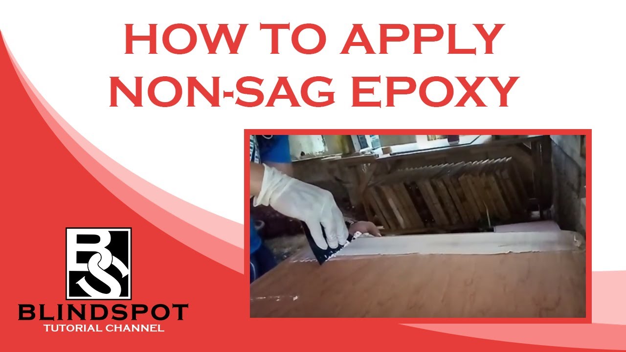 HOW TO APPLY NON-SAG EPOXY.. (DIY PLATEN) #screenprintPH - YouTube