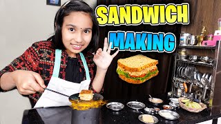 Delicious Miniature Sandwich Recipe For Breakfast | Tasty Miniature Cooking Video | LearnWithPari