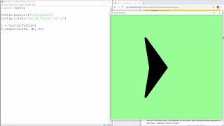 Python Turtle - 4 - Background Color, Title, Shapesize, Pensize