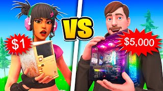 BROKE vs PRO Gaming PC in Fortnite!