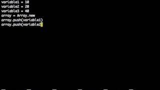Getting Started Programming with Ruby Lesson 3: Variables, Programs, and Conditionals