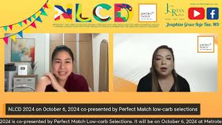 Recap of what to expect on the biggest Low-carb event of the year this coming October 6, 2024.