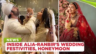 Alia Bhatt & Ranbir Kapoor's wedding INSIDE details: From Pre-Wedding Festivities to Honeymoon