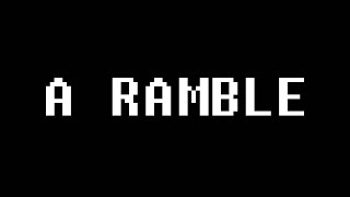 A Ramble