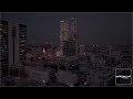 flying over neve sha anan tel aviv at dusk