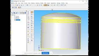 Exercise 6 Piston crown | SolidEdge V20 | machine design tutorial | CAD | Mechanical Engineering