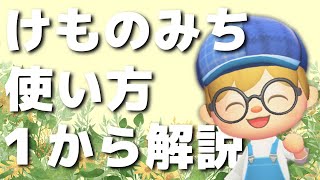 【あつ森】初心者さん応援！けものみちの基本的な使い方から応用までを解説します【あつまれどうぶつの森】