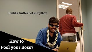 Create a Twitter bot in Python | Tweepy | Argparse
