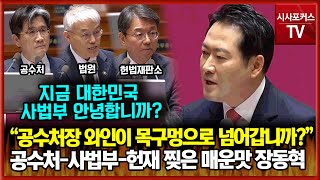 공수처-법원-헌재 찢은 폭격기 빙의(?) 장동혁 \