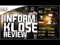 FIFA 15 UT - IF KLOSE || FIFA 15 Ultimate Team 82 Inform Player Review + In Game Stats