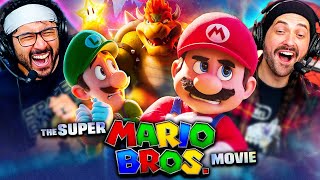 THE SUPER MARIO BROS. MOVIE REACTION! First Time Watching!!