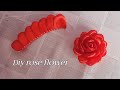 DIY : How to make an adorable fabric flower in just few minutes / DIY Flower