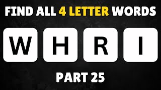 Uncover the Mystery of Four-Letter Anagrams! 🧩