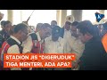 Momen Erick Thohir, Menteri PUPR, Menpora dan Heru Budi Tinjau Kondisi Stadion JIS