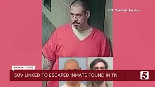 Alabama corrections officer, missing inmate vehicle found in Williamson County