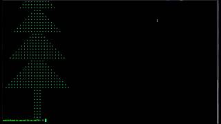 Creating Christmas tree pattern in python or any programming languages