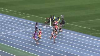 2016 第1回茨城県記録会 高校・一般男子100m 4組