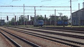 2019 - CZ - ČD České dráhy Cargo 383 loco Vectron passing Břeclav train station