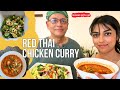 මගේ තාත්තගේ ලේසි Thai chicken curry එක සහ Thai salad රෙසිපිය.