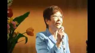 統一地方選挙2015 大阪市城東区 山中智子大阪市議会議員候補(共産党)個人演説会 ４月８日