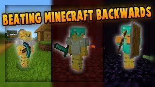 TESTED: Is It Possible To Beat Minecraft While Facing Backwards?