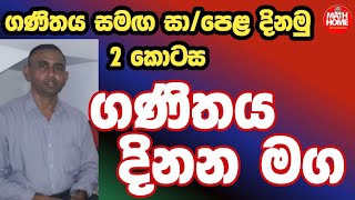 ගණිතයට A සාමාර්ථයක් ගන්නෙ කොහොමද | How to get A pass for Math | How to be great at math | Motivation