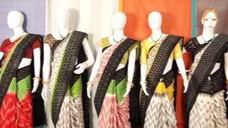 Samprada Sarees || Impressing Ikkat ||Mercerized Cotton || Waves Pattern || Office Wear || Dignified