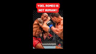 YOEL ROMERO IS NOT HUMAN‼️ PROOF 😳 #yoelromero #soldierofgod #builtdifferent #mma #ufchighlights