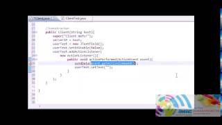 Intermediate Java Tutorial 50 Creating the GUI for the Client