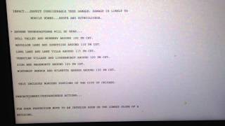 EAS #116 Part 2 - Severe Thunderstorm Warning (Live Stream) 11-17-2013