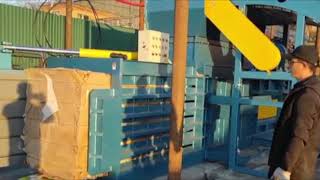 Bulk Occ Compression Baler Machine