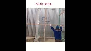 KINGSIGN manufacturing U shape acrylic underwater windows