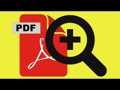 How do I zoom a PDF full screen?