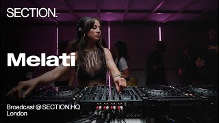 Melati | Techno & Trance DJ Set | SECTION. Week 7 | London | June 2025