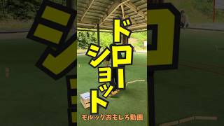 【モルックおもしろ動画】むっすー\u0026たかTのドローショット‼︎(笑) #モルック #おもしろ動画 #shorts #molkky #mölkky